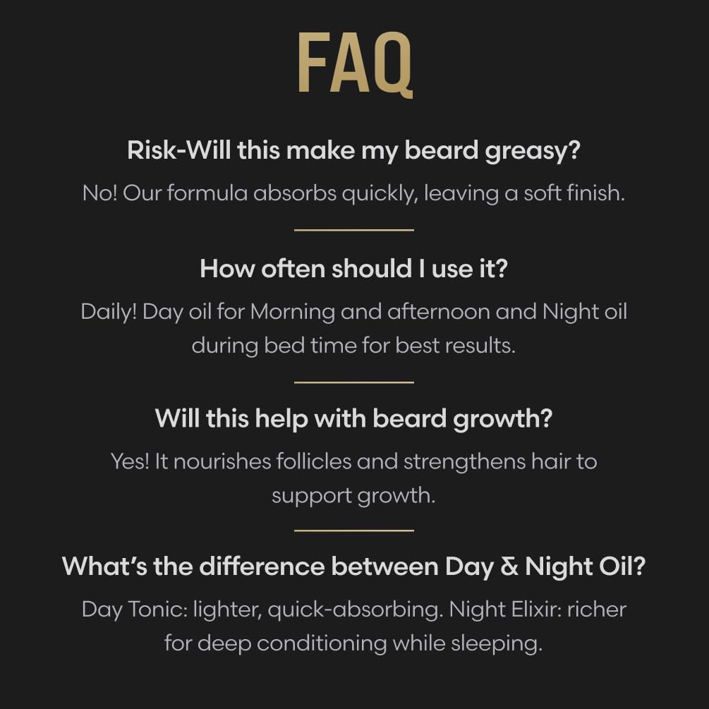 Beard Oil for Men by Beard Struggle - Night Liquid Elixir Beard Growth Oil - Natural Blend for Softens - Platinum Collection, Loki Unscented (1 Fl Oz)