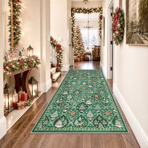 Christmas Runner Rug 3x6 for Hallway - Image 3