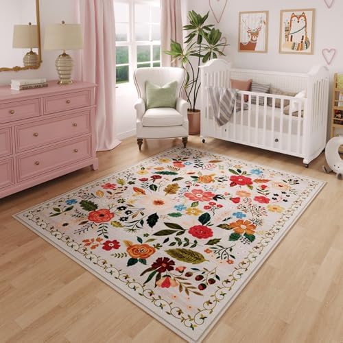 Rugcomf Area Rug 4x6 Washable by Rugcomf
