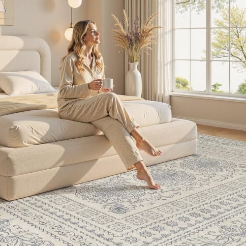 Nakagishi Neutral 5x8 Area Rugs - Image 7