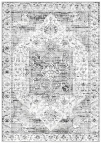 Vintage Area Rug 3x5 Ft Washable Rugs - Image 6