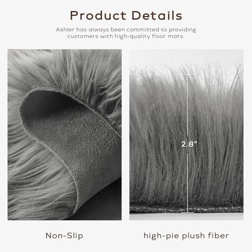 Ashler Faux Fur Rug - Image 4