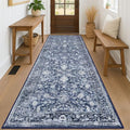 KILOCOCO Hallway Runner 2.6x8 Washable Runner Non-Slip Kitchen Rug by Kilococo