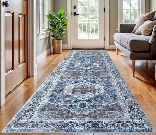 KOZYFLY Long Runners for Hallways 3x10 Ft Washable Kitchen Runner Rug Boho by KOZYFLY
