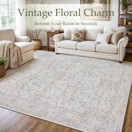 JOLLYVOGUE 8x10 Area Rugs for Living Room, Washable Rug - Image 2
