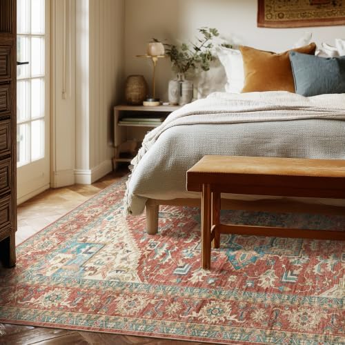 Machine Washable Rugs for Living Room: 5x7 Area Rugs for Bedroom - Image 2