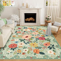 DUKINO 5x7 Area Rug, Floral Rugs by DUKINO