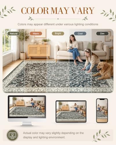 OLANLY 2x7 Washable Runner Rug, Soft Non Slip Carpet - Image 2