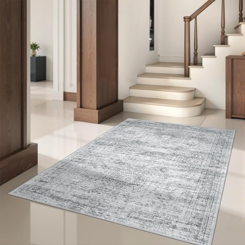 3x5 Rug for Entryway, Washable Area Rug - Image 5