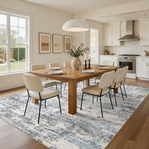 10x14 Area Rugs Living Room Abstract Washable Rug - Image 6