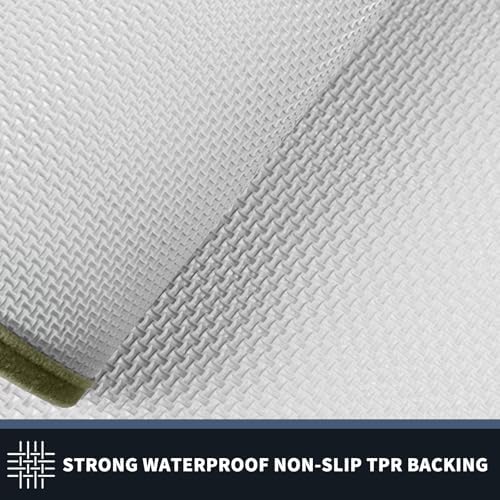 PURRUGS Dirt Trapping Door Mat, Budding Green & Sage Green - Image 4