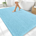 OLANLY Large Bathroom Rugs 70x46, Extra Soft Absorbent Chenille Bath Rugs by OLANLY
