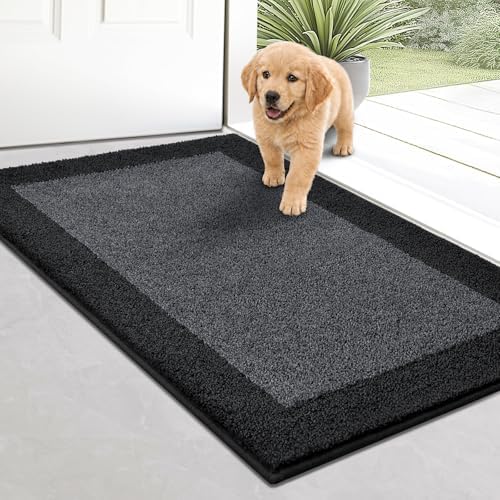 Door Rug 20" x 32", Washable Throw Rug by Unknown