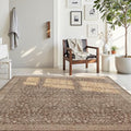4x6 Reddish Brown Washable Area Rug by Unknown
