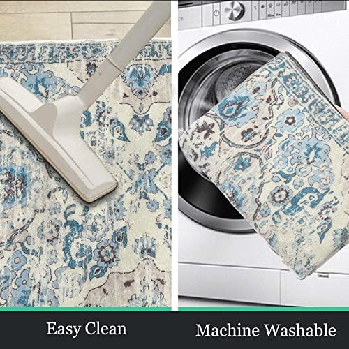 HEBE Hallway Runner Rug 2'x6', Washable Non Slip Kitchen Rug Runner - Image 5