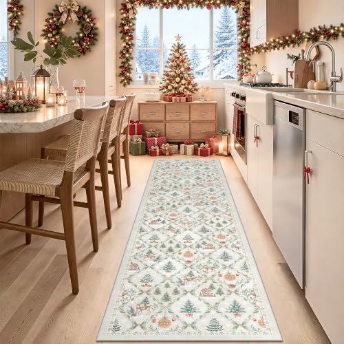 Christmas Runner Rug 2x8 for Hallway - Image 3