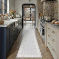 PureCozy Blue 2x8 Washable Runner Rug by PureCozy