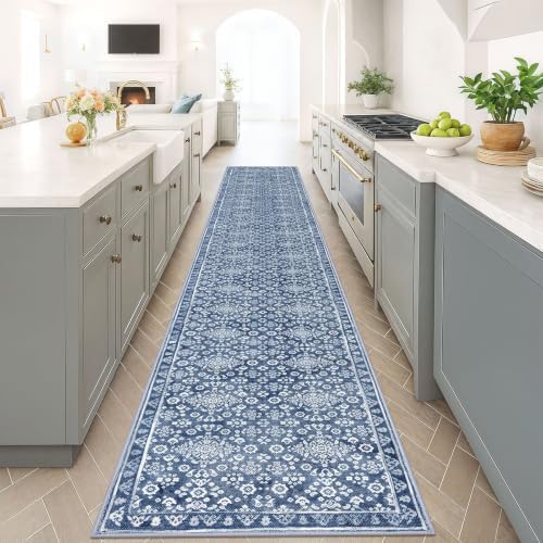 Vintage Washable Runners for Hallway 3x18 Runner Rug Non Slip - Image 2