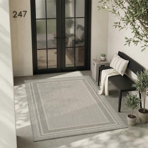MontVoo-3x5 Outdoor Rug Porch Entryway Rug-Polypropylene Indoor Outdoor Rugs by MontVoo