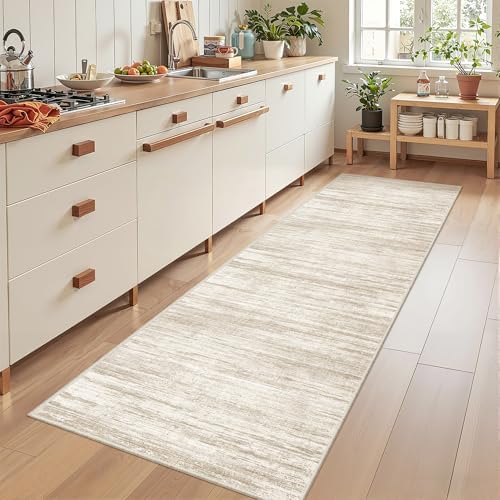 2'6 x 8' Runner Rug Non Slip, Washable Kitchen Rugs by Restydon