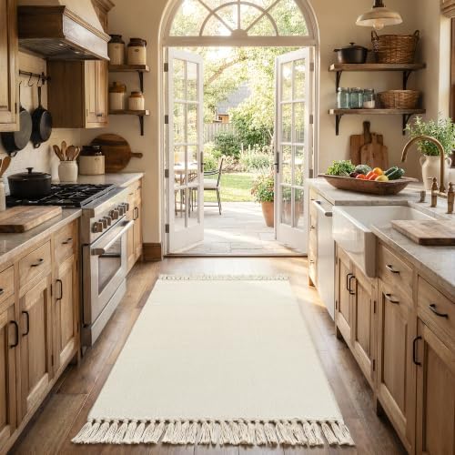 Collive Washable Area Rug 3' x 5', Modern Woven Kitchen Rugs - Image 3