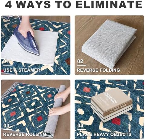 KILOCOCO Washable Runner Rug 2x5 ft Hallway Runners - Image 3