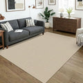 KOZYFLY Washable 5x7 Living Room Rug, Non Slip Woven Area Rugs, Braided Floor by KOZYFLY