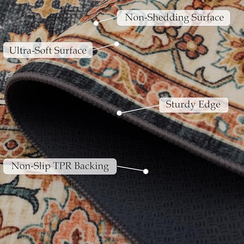 Ruaruarug Washable Area Rug 4×6 - Image 2
