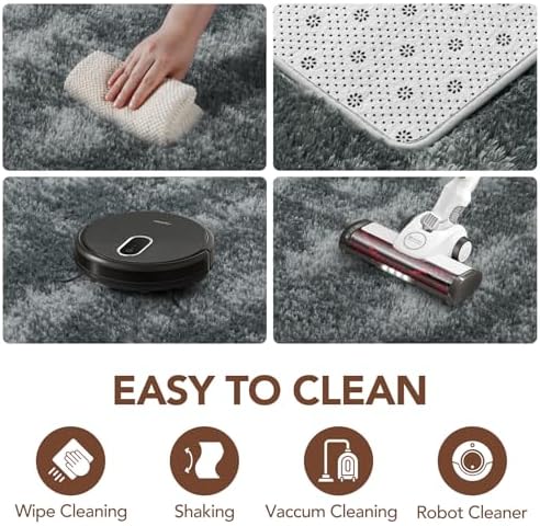 FinRèc Home 8x10 Non-Slip Fluffy Area Rugs - Image 5