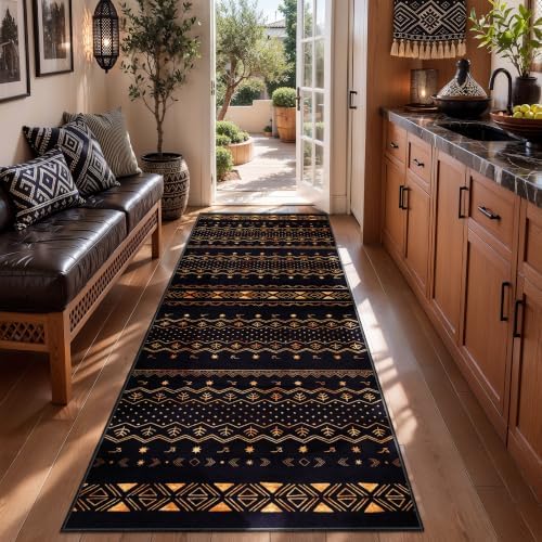 SERISSA 2x6 Washable Non-Slip Boho Runner Rug - Image 2