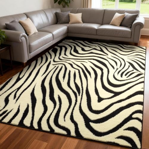 YIHOUSE 5×7 Ft Area Rugs for Living Room: Modern Washable Rug by YIHOUSE