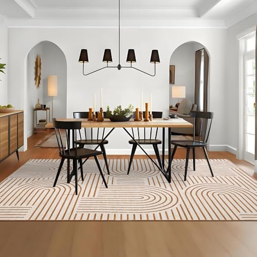 ROYHOME Modern Washable Rug 10x13 Area Rugs - Image 3