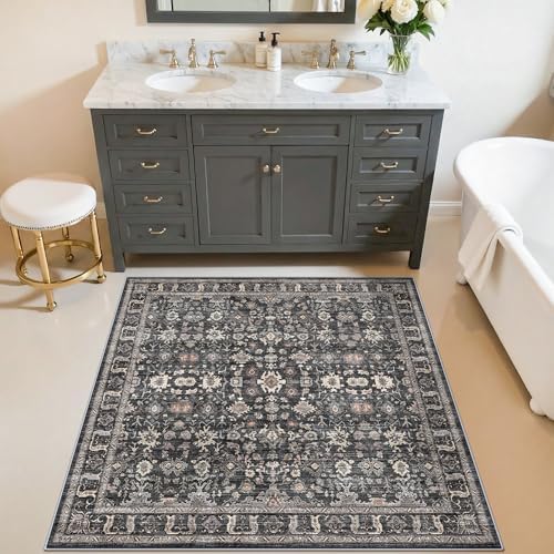 Washable 3x3 Square Entry Rug: Rugs - Image 6