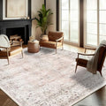 CHAMPLANT Washable Area Rug 10'x14' Boho Design Non-Shedding Easy Care Ideal by CHAMPLANT