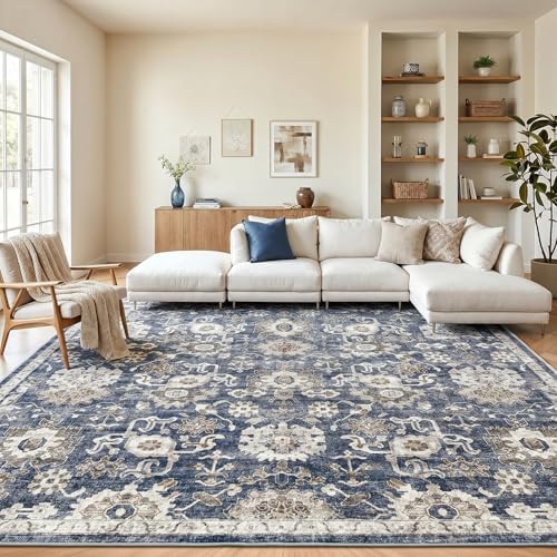 Amada Large 10x14 Washable Area Rug by AMADAHOMEFURNISHING