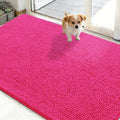 OLANLY Dog Door Mat for Muddy Paws 48x30, Super Absorbent Chenille Mud Mat by OLANLY