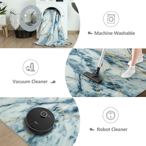 9x12 Washable Non-Slip Area Rug - Image 6