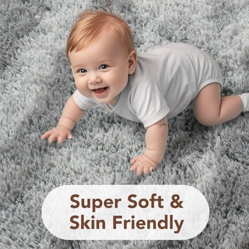 4x6 Non-Slip Fluffy Area Rugs For Living Room - Image 3