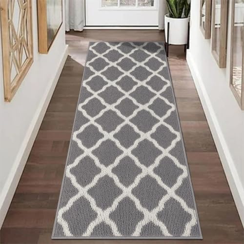 SHACOS Entryway Runner Rugs 2x5 ft Washable Rug Runner Non Slip Rubber Backing by SHACOS