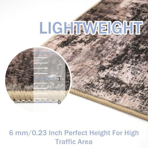 IOHOUZE Abstract Area Rug 3x4 Ft Washable Rugs - Image 5