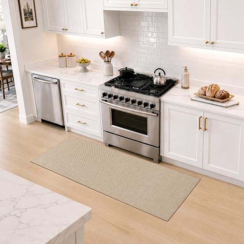 DEXI Thin Hallway Runner Rug 2x6, Non Slip Entryway Rugs - Image 2