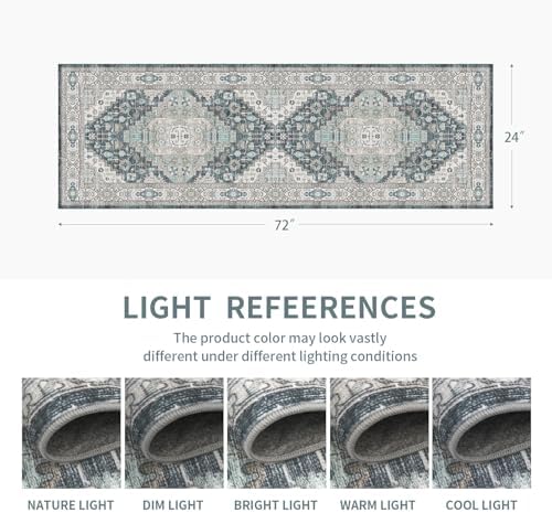 2x6 Washable Runner Hallway Rug - Image 2