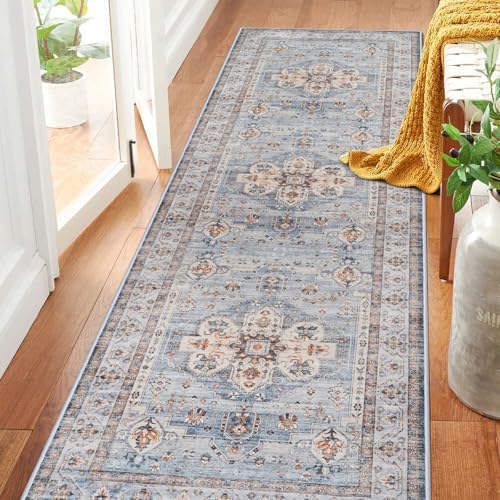 Washable Hallway Runner Rug 2x7: Non Slip Runner Rugs - Image 2