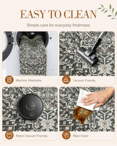 OLANLY 2x7 Washable Runner Rug, Soft Non Slip Carpet - Image 6