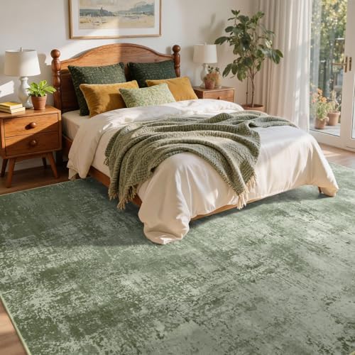 5x7 Ft Abstract Washable Area Rugs - Image 4