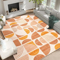 MUJOO 9x12 Area Rugs, Washable Rug Non Slip Modern Abstract Boho Large by MUJOO