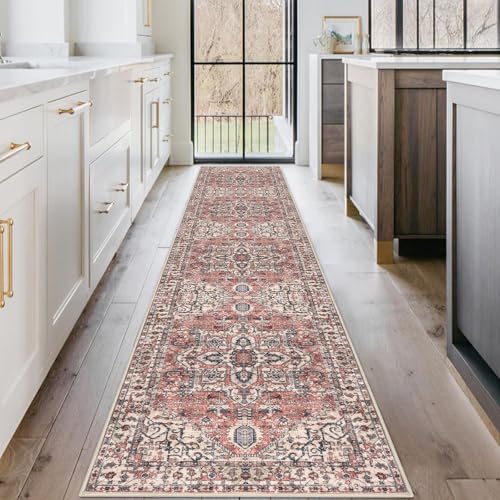 KOZYFLY Long Runners for Hallways 2x10 Ft Washable Kitchen Runner Rug Boho - Image 2