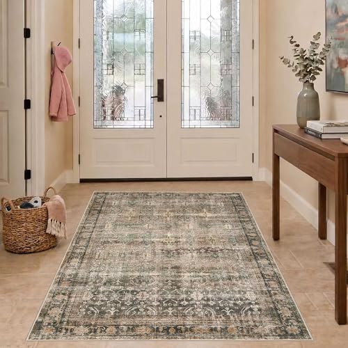 Rugxara 3x5 Rug for Entryway Bedroom Washable Area Rugs Carpet - Image 4