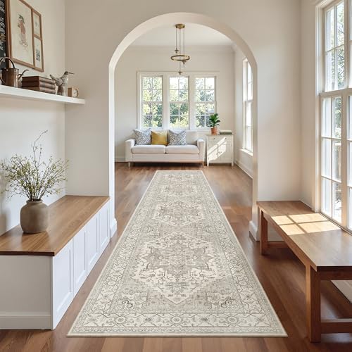 Madane Hallway Runner Rug 2'6''x12' Kitchen Runners Vintage - Image 4