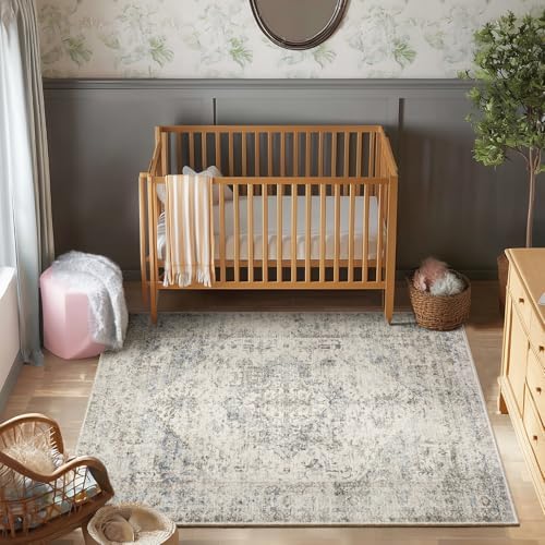 Machine Washable Rugs for Living Room: 5x7 Area Rugs for Bedroom - Image 3